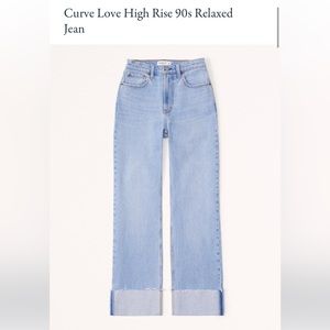 Abercrombie 90’s High Rise Jeans